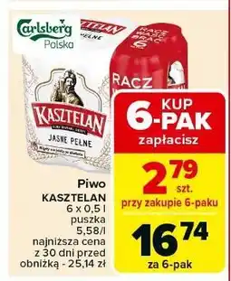 Carrefour Piwo Kasztelan Jasne Pełne oferta