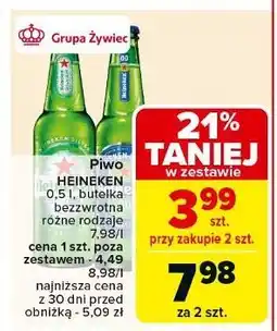 Carrefour Piwo Heineken 0.0% oferta