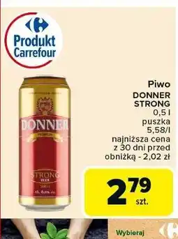 Carrefour Piwo Donner Strong oferta