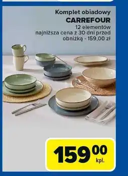 Carrefour Komplet obiadowy Carrefour oferta