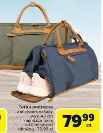 Carrefour Torba podróżna z miejscem na buty oferta