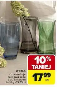 Carrefour Wazon szklany oferta