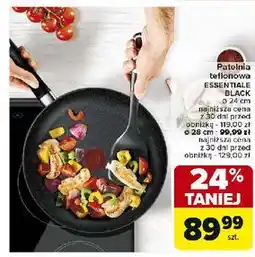 Carrefour Patelnia essentiale black 28 cm oferta