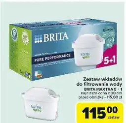 Carrefour Wkład filtrujący pure performance (niebieski) Brita Maxtra+ oferta