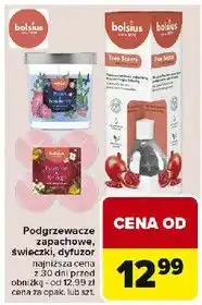 Carrefour Świeca w szkle peony & blueberry Bolsius oferta