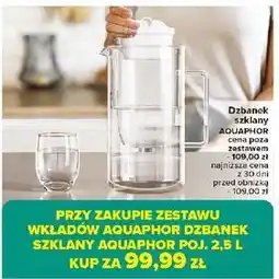 Carrefour Dzbanek szklany 2.5 l Aquaphor oferta