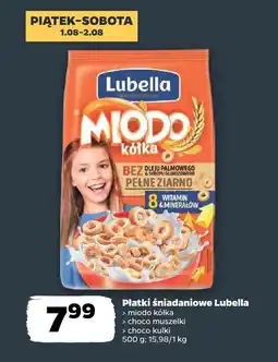 Netto Płatki śniadaniowe Lubella miodo kółka oferta
