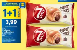 Lidl Croissant z nadzieniem kakaowym 7DAYS oferta