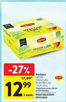 Intermarche Herbata Yellow Label Lipton oferta
