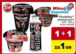 Carrefour Market Jogurt proteinowy 1+1 za 0,01 zł Zott oferta