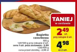 Carrefour Market Bagietka czosnkowa Carrefour Market oferta