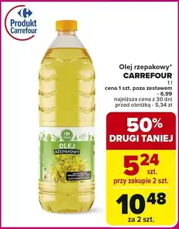 Carrefour Market Olej rzepakowy Carrefour oferta