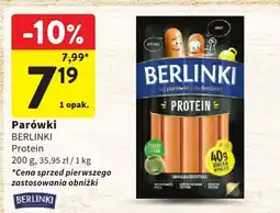 Intermarche Parówki Berlinki Protein oferta