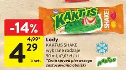 Intermarche Lody Kaktus Shake oferta