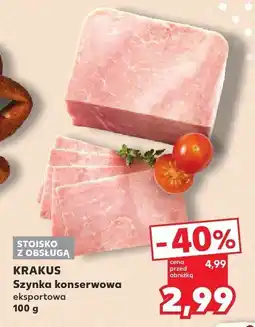 Kaufland Szynka konserwowa Krakus oferta
