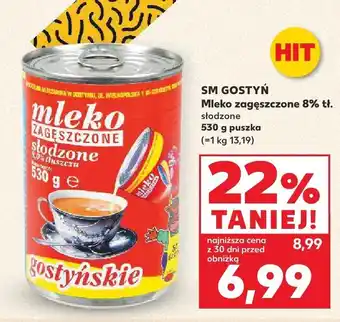 Kaufland Mleko zagęszczone słodzone SM Gostyń oferta