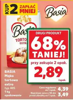 Kaufland Mąka tortowa Basia extra typ 405 oferta