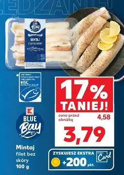Kaufland Filet z mintaja bez skóry Blue Bay oferta