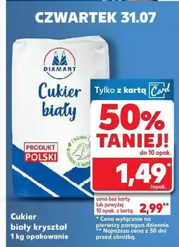 Kaufland Cukier biały kryształ 1kg Diamant oferta