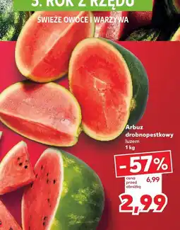 Kaufland Arbuz drobnopestkowy luzem Kaufland oferta