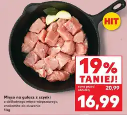 Kaufland Mięso na gulasz z szynki wieprzowej Kaufland oferta