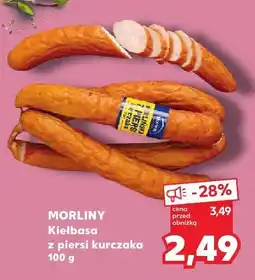 Kaufland Kiełbasa z piersi kurczaka Morliny oferta