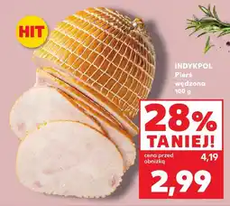 Kaufland Pierś wędzona Indykpol oferta