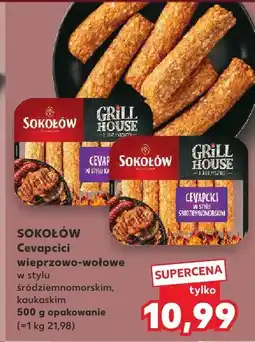 Kaufland Kiełbasa cevapčići wieprzowo-wołowe Sokołów oferta