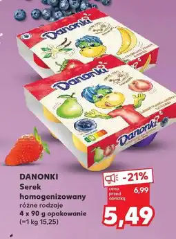 Kaufland Serek homogenizowany Danonki Danone oferta