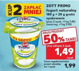 Kaufland Jogurt naturalny Zott Primo oferta