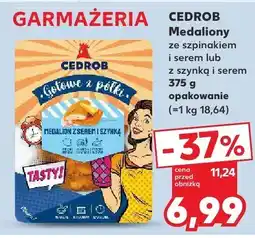 Kaufland Medaliony ze szpinakiem i serem lub z szynką i serem Cedrob oferta