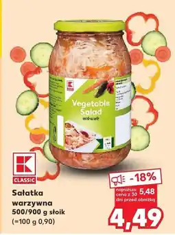 Kaufland Sałatka warzywna K-Classic oferta