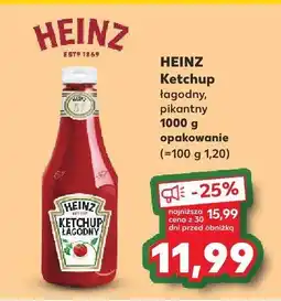 Kaufland Ketchup łagodny pikantny Heinz oferta