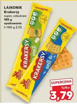 Kaufland Krakersy Lajkonik super cebulowe oferta