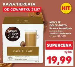 Kaufland Kawa Nescafe Dolce Gusto Cafe au Lait w kapsułkach oferta