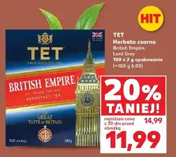 Kaufland Herbata czarna TET British Empire Lord Grey oferta