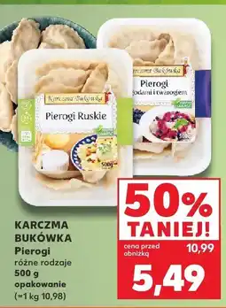 Kaufland Pierogi Karczma Bukówka różne rodzaje oferta
