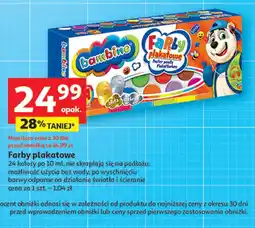 Auchan Farby plakatowe Moje Bambino oferta