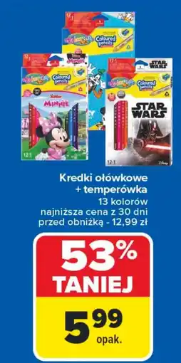 Carrefour Kredki ołówkowe Cars oferta