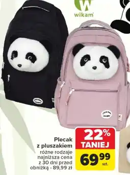Carrefour Plecak Wikam oferta