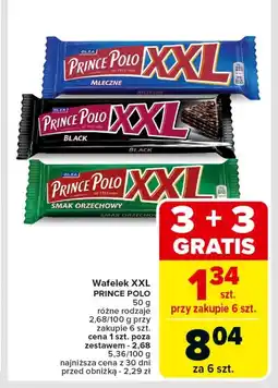 Carrefour Wafelek Prince Polo oferta