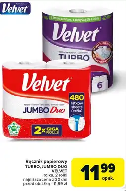 Carrefour Ręcznik papierowy Velvet oferta