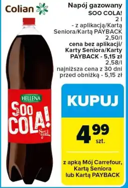 Carrefour Napój gazowany Hellena oferta