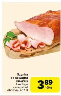 Carrefour Szynka Krakus oferta