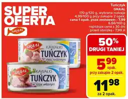 Carrefour Tuńczyk w sosie własnym Graal oferta