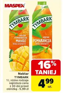 Carrefour Nektar Tymbark oferta