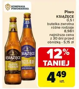 Carrefour Piwo Książęce oferta