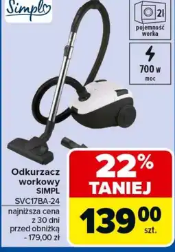 Carrefour Odkurzacz Simpl oferta