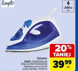 Carrefour Żelazko Simpl oferta