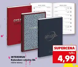 Kaufland Kalendarz szkolny Interdruk oferta